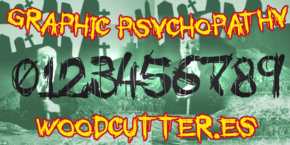 Psychopathie graphique Police Poster 6