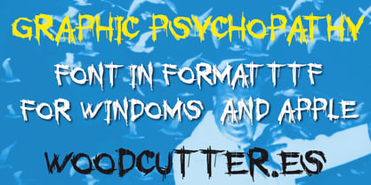 Psychopathie graphique Police Poster 4