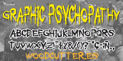 Psychopathie graphique Police Poster 3