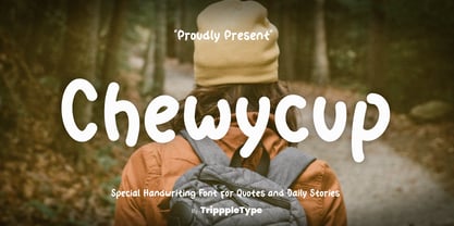 Chewycup Handwritten Font Poster 1