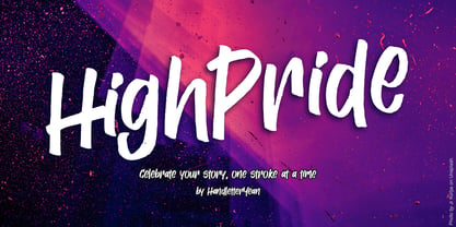 HighPride Font Poster 1