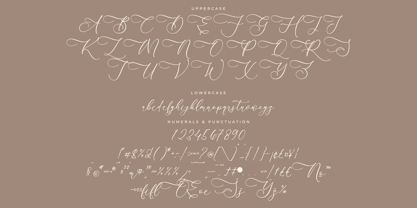 Andorale Heart Font Poster 7