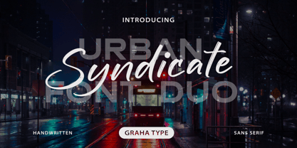 Urban Syndicate Font Poster 1