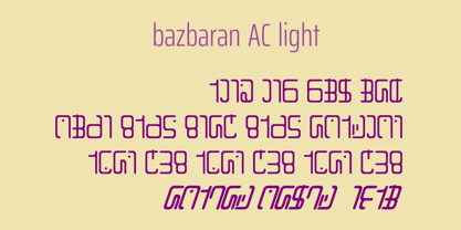 Bazbaran Font Poster 5