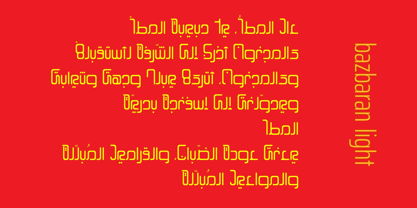 Bazbaran Font Poster 2