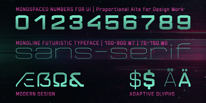 LS Trappist 1 Font Poster 3