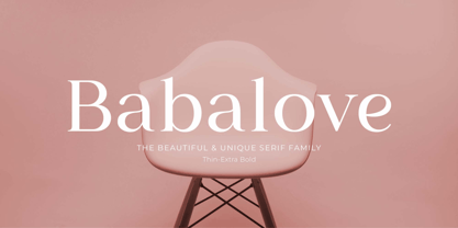 Babalove Font Poster 1