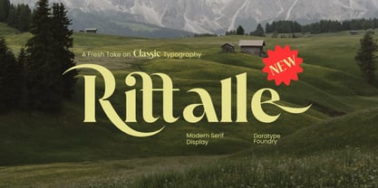 Rittalle Font Poster 1