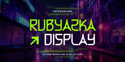 Rubyazka Font Poster 1