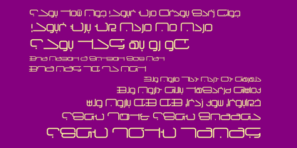 Zanjirbof Font Poster 2