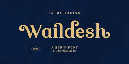 Waildesh Font Poster 1