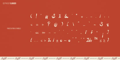 Slogger Font Poster 11