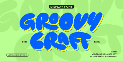 Groovy Craft Font Poster 1