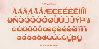 Federic Playfull Font Poster 14