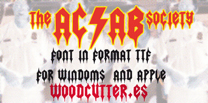 The Acab Society Font Poster 4