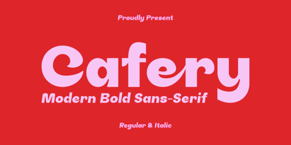 Cafery Font Poster 1