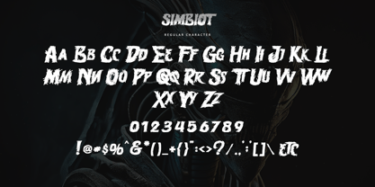 Simbiot Font Poster 8