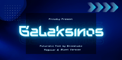 Galaksinos Font Poster 1