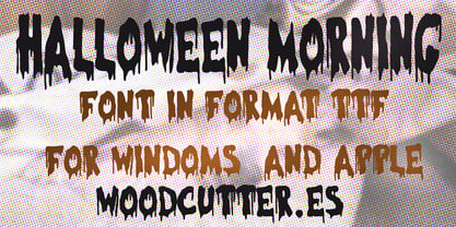 Halloween Morning Font Poster 4