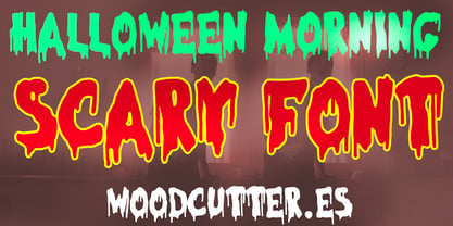 Halloween Morning Font Poster 1