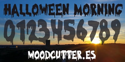 Halloween Morning Font Poster 6