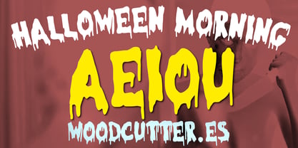 Halloween Morning Font Poster 5