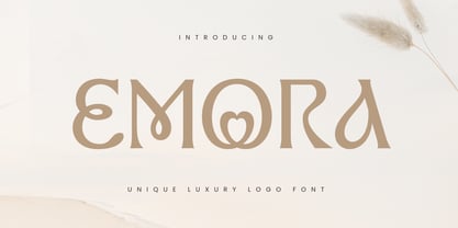 Emora Font Poster 1