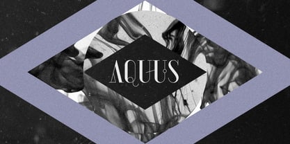 Aquus Font Poster 1