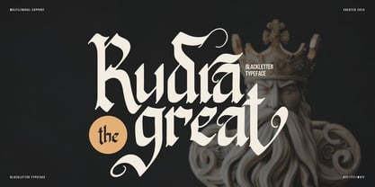 Rudra Great Font Poster 1