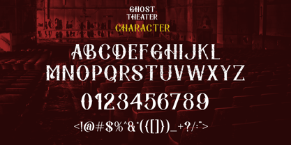 Ghost Theater Font Poster 12