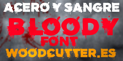 Acero y Sangre Font Poster 1