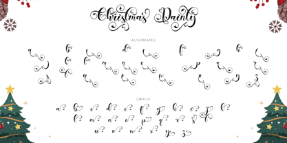 Christmas Dainty Font Poster 8