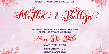 Christmas Dainty Font Poster 3