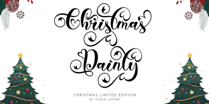 Christmas Dainty Font Poster 1
