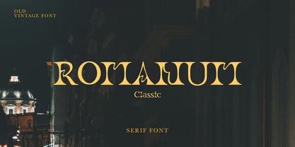 Romanum Classic Font Poster 1