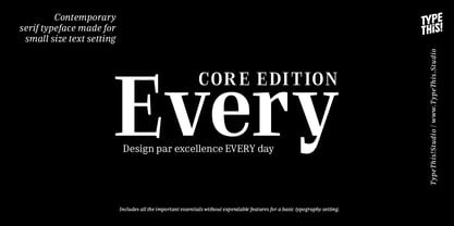 Every Core Font Poster 1