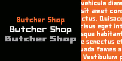 Butcher Shop Font Poster 1