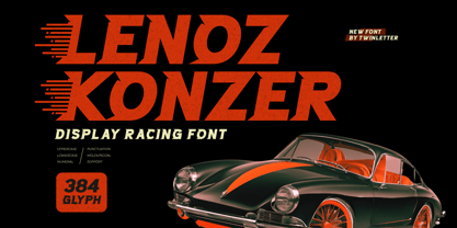 Lenozkonser Font Poster 1