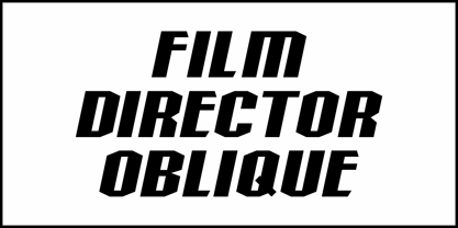 Film Director JNL Font Poster 4