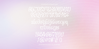 Fermionic Font Poster 7