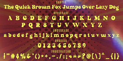 Mamba Groovy Funky Font Poster 2