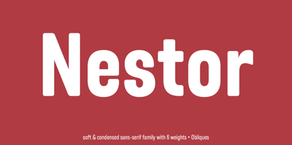 Nestor Font Poster 1