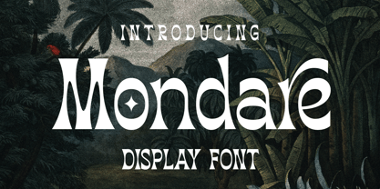 Mondare Font Poster 1