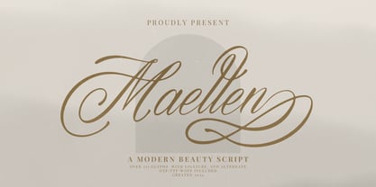 Maellen Font Poster 1