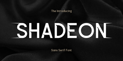 Shadeon Font Poster 1