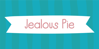 Jealous Pie Font Poster 1