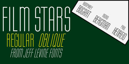 Film Stars JNL Font Poster 1