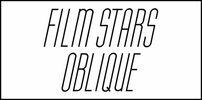 Film Stars JNL Font Poster 4