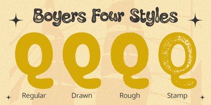 Boyers Font Poster 11