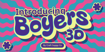 Boyers Font Poster 7